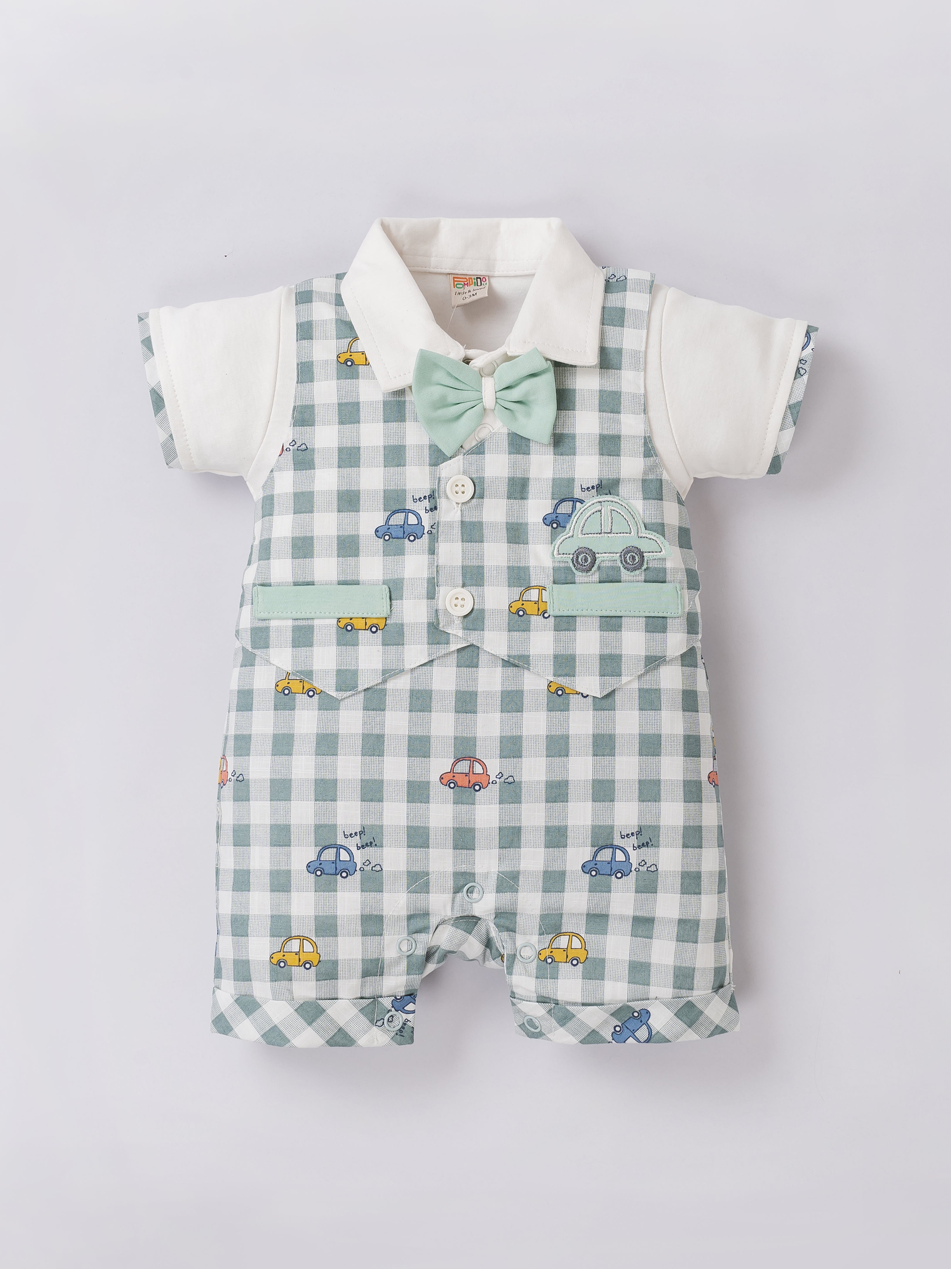Half Sleeves Rompers For Baby Boys