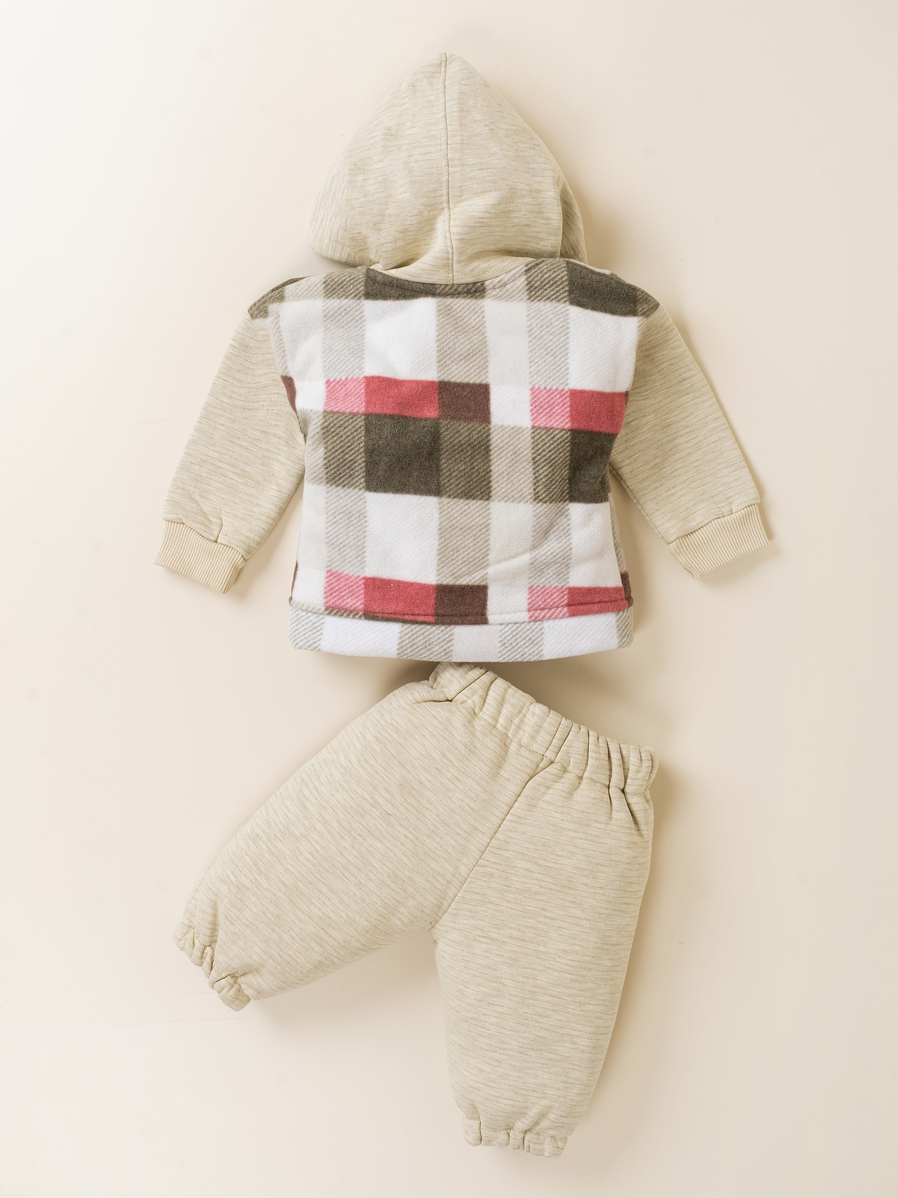 Girl Hooded Winter Jacket & Jogger Pant Set