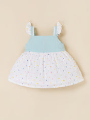 Baby Girls Cute Printed Sleeveless Cotton Dress