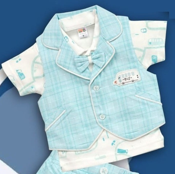 3 Piece Jacket Set for Baby Boys