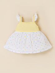 Baby Girls Cute Printed Sleeveless Cotton Dress