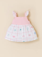 Baby Girls Embroidered Sleeveless Dress