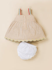 Baby Girl Sleeveless Cotton Frock Dress