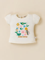 Baby Girls 2-Piece Ocean Shorts Set