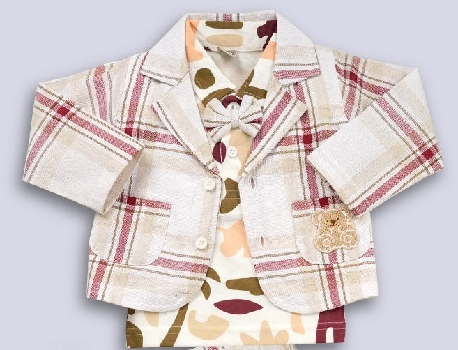 3 Piece Jacket Set for Baby Boys