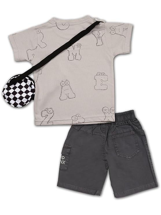 Kids Boys Printed Cotton Clothing Set