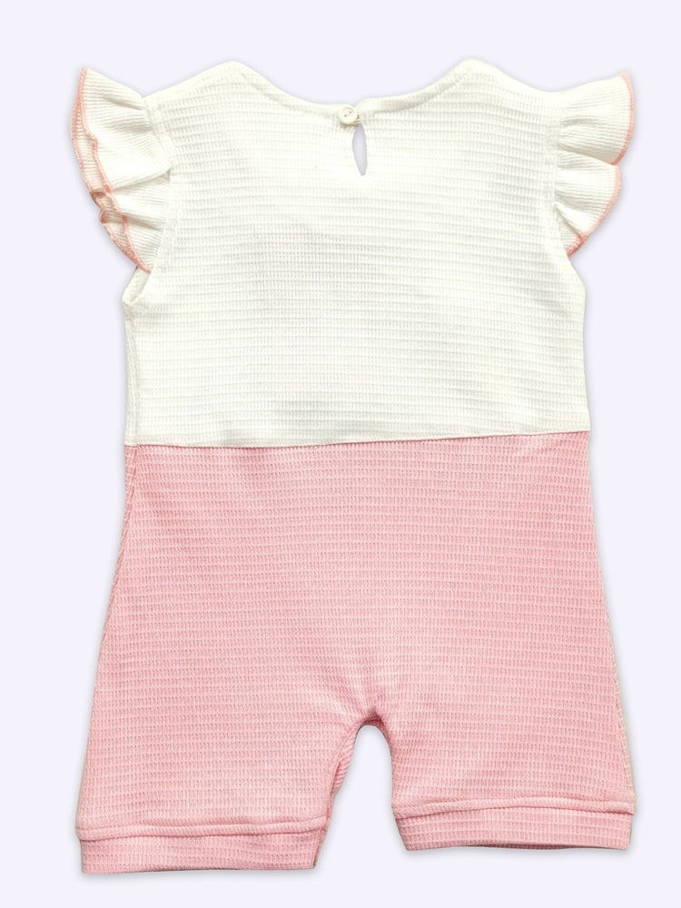 Baby's Day Infant Girls Embroidery Cotton Rompers