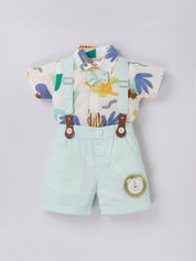 Baby Boy Suspender Outfit Set