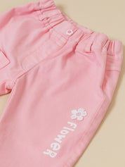 Baby Girl Floral Print Top and Pant Set