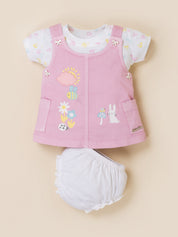 Baby Girls Cute Dungaree Dress