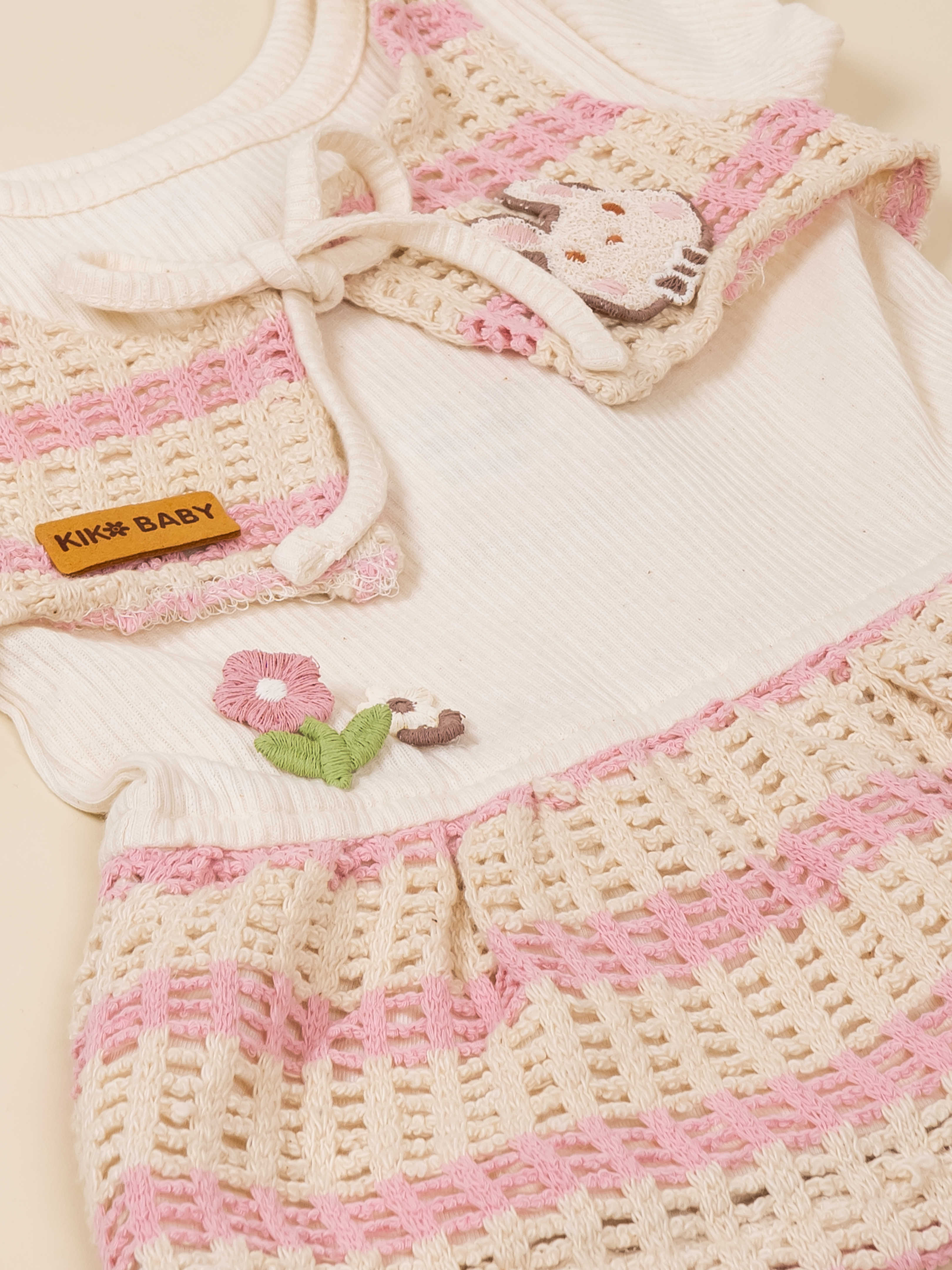 Girls Premium Frock with Matching Panty and Shoulder Bag