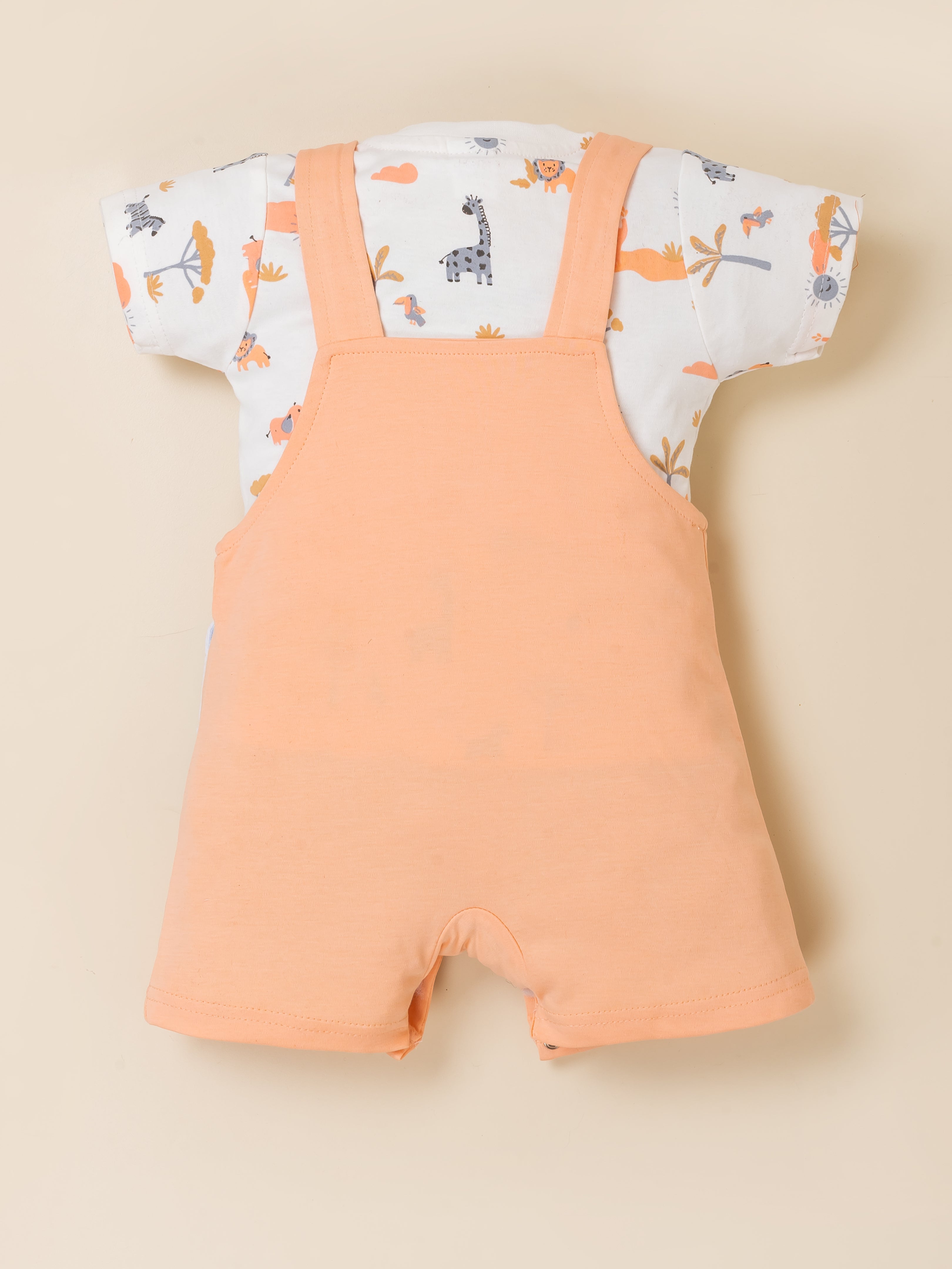 Dungaree For Baby Boys Casual Printed