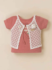 Baby Girl's Three-Part Clothing Set