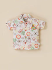 Baby Boys Short Sleeve Shirt and Shorts