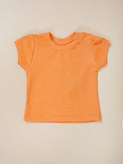 Baby Girl Top & Denim Dungaree Dress Set
