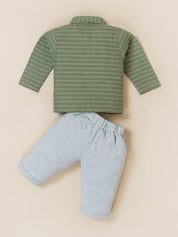 Baby Boy Dinosaur Polo & Trouser Set