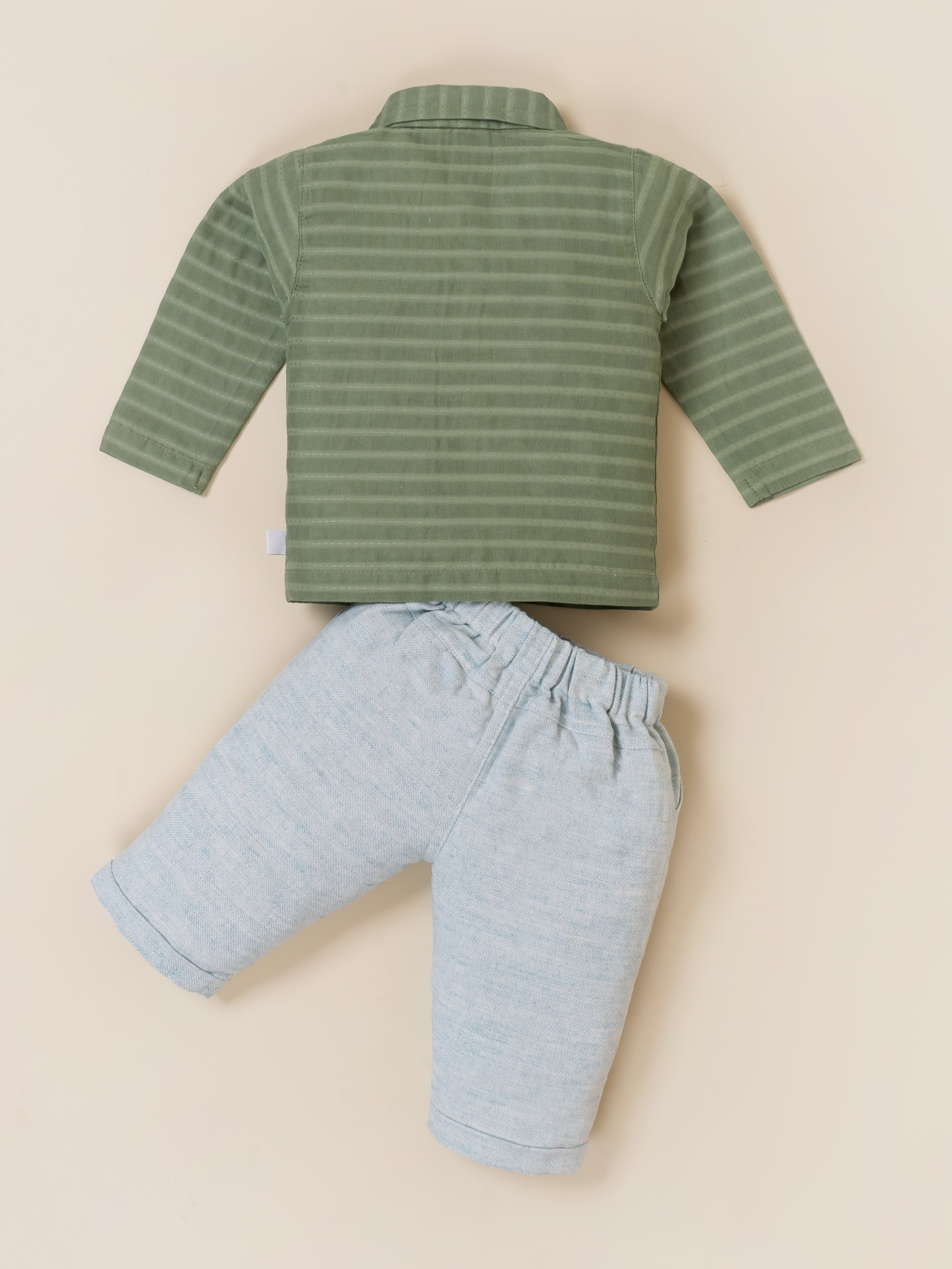 Baby Boy Dinosaur Polo & Trouser Set