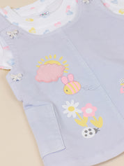 Baby Girls Cute Dungaree Dress