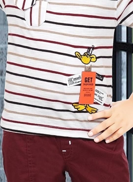 CHOO CHOO Boys Cotton Printed T-shirt and shorts