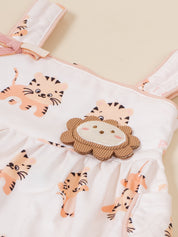 Baby Girl Sleeveless Cotton Frock Dress