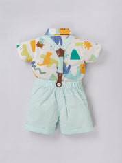 Baby Boy Suspender Outfit Set