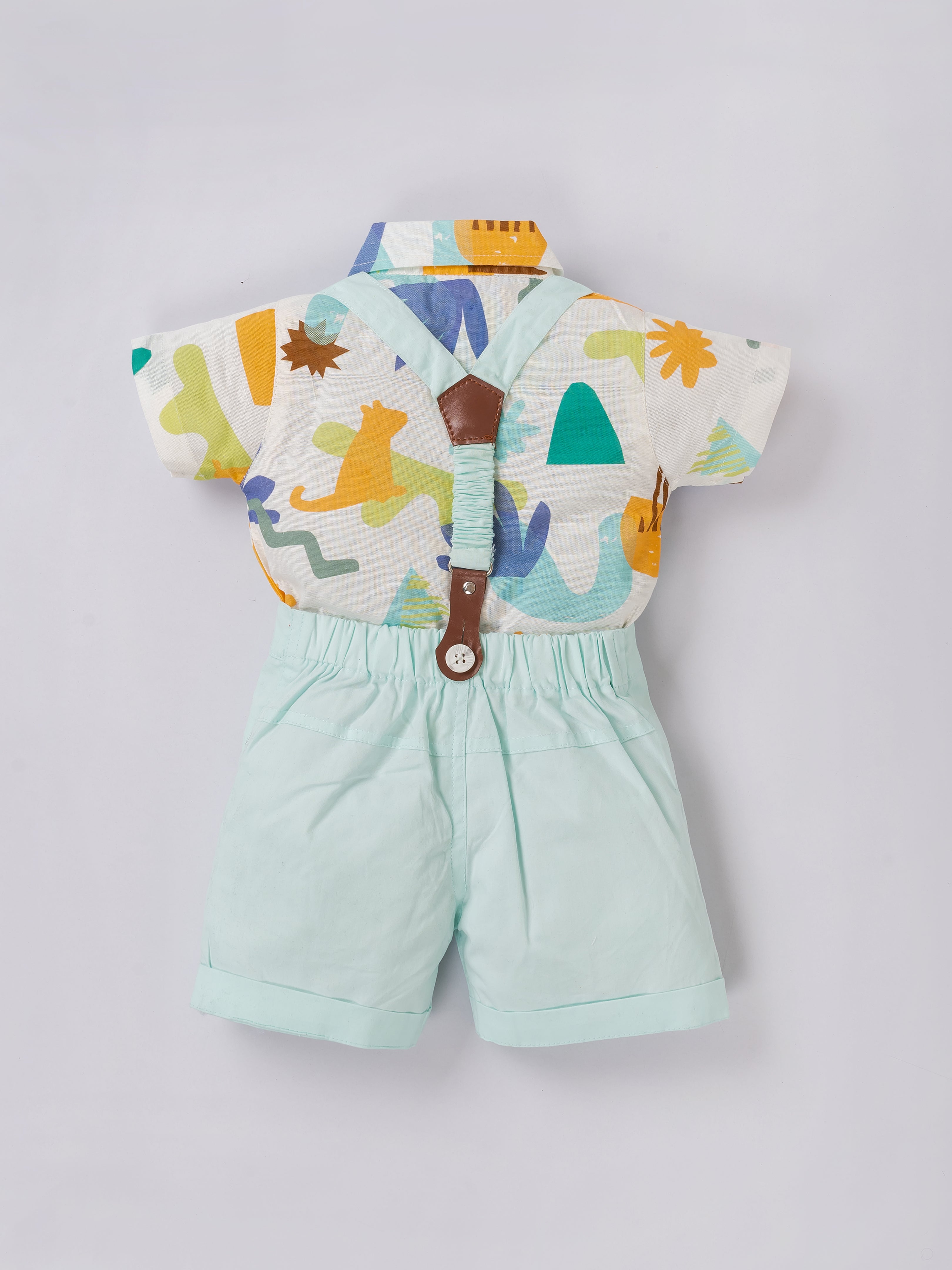 Baby Boy Suspender Outfit Set