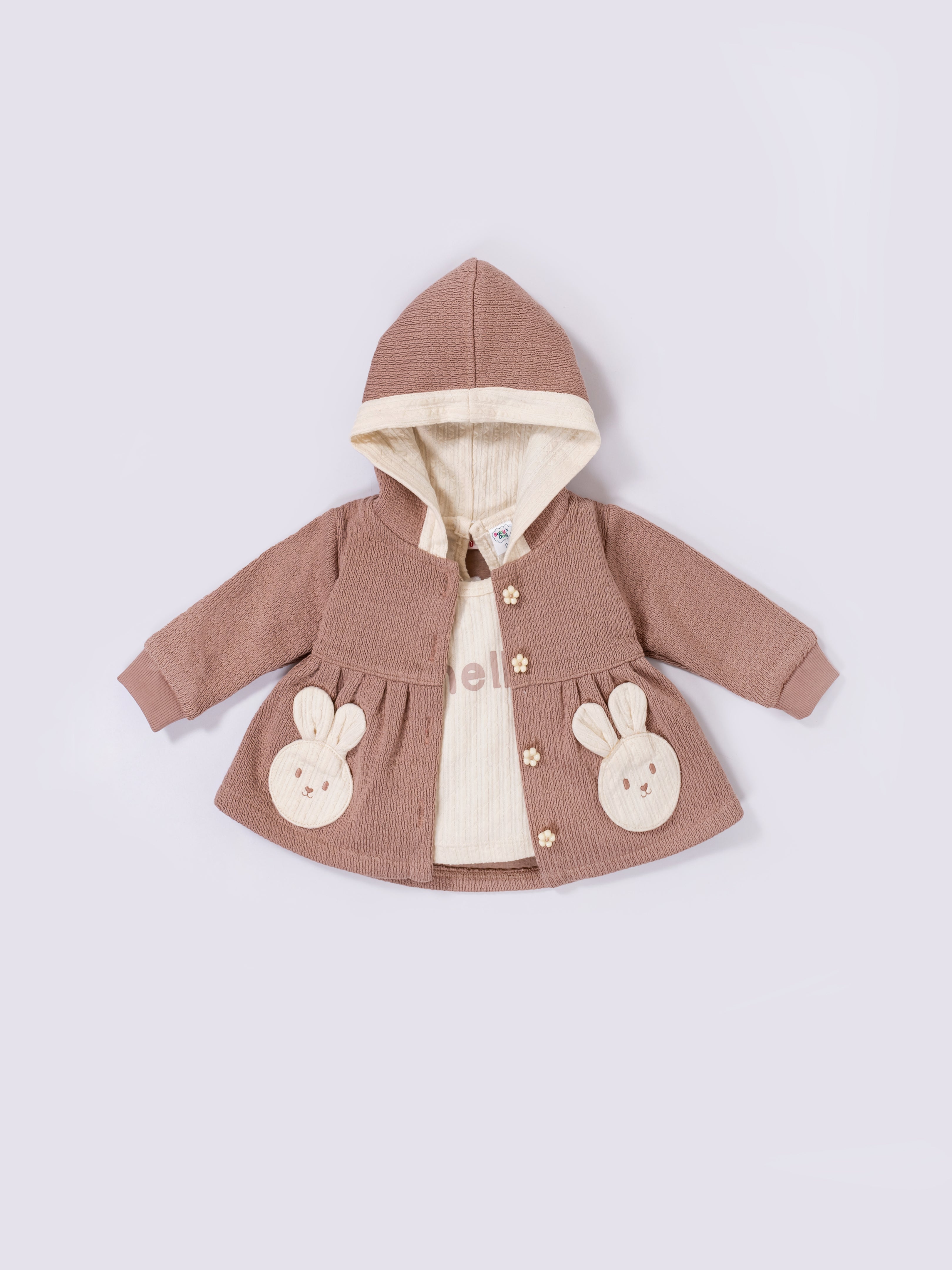 Hooded Outfit for Baby Girls