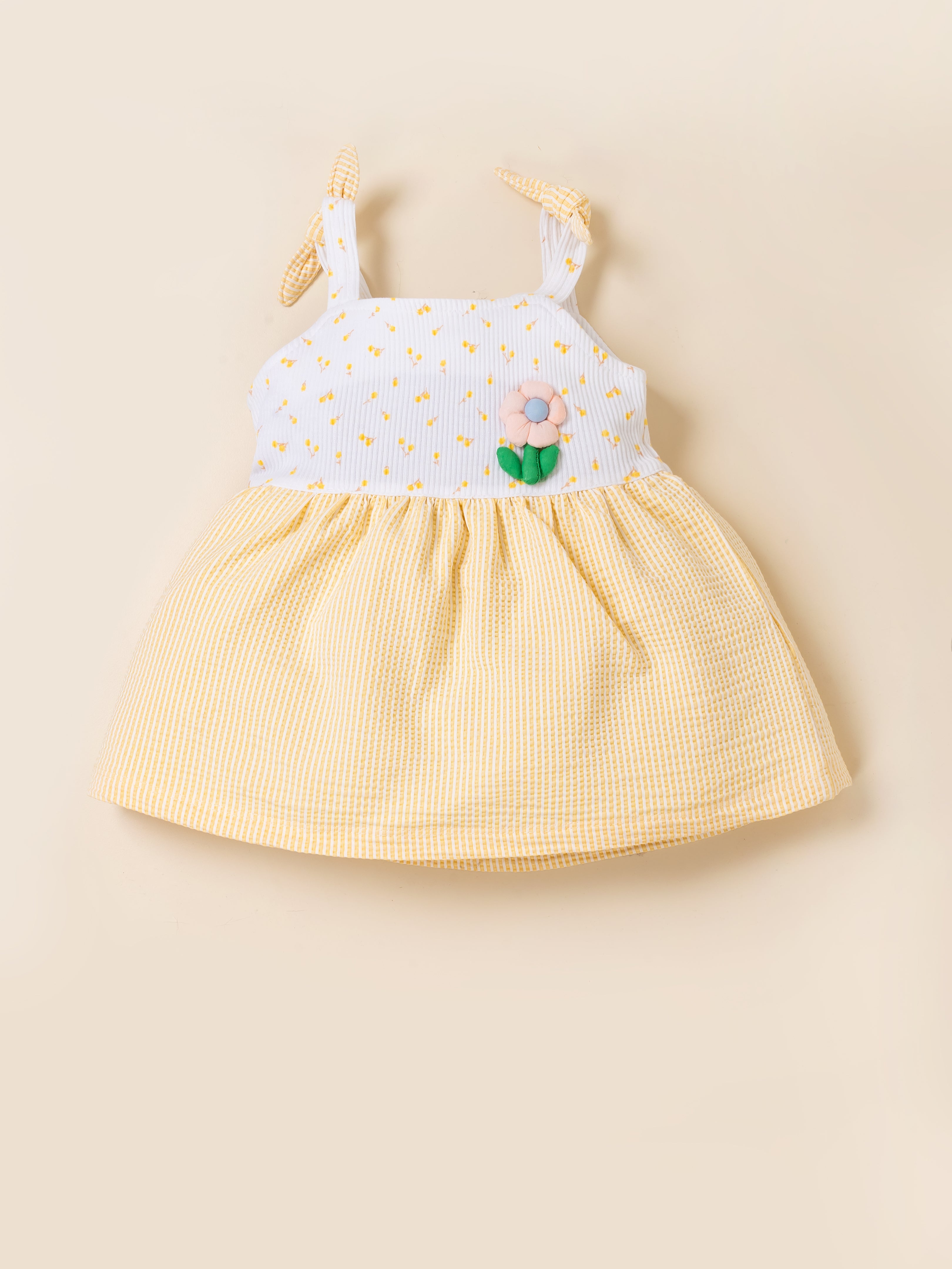 Baby Girl Sleeveless Cotton Frock Dress