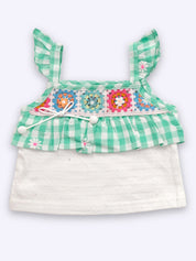 Pure Cotton Top with Printed Shorts