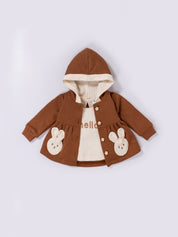 Hooded Outfit for Baby Girls