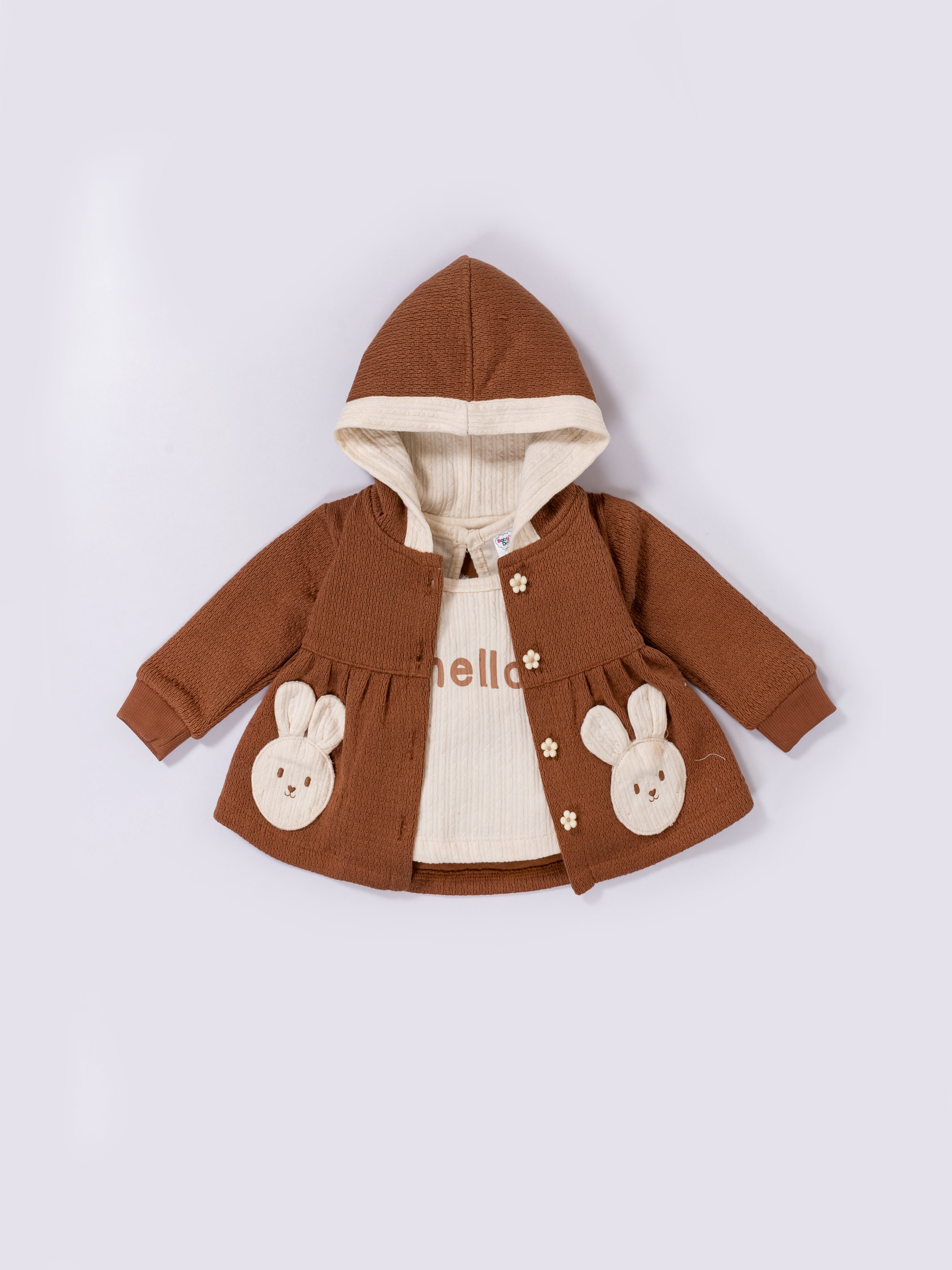 Hooded Outfit for Baby Girls