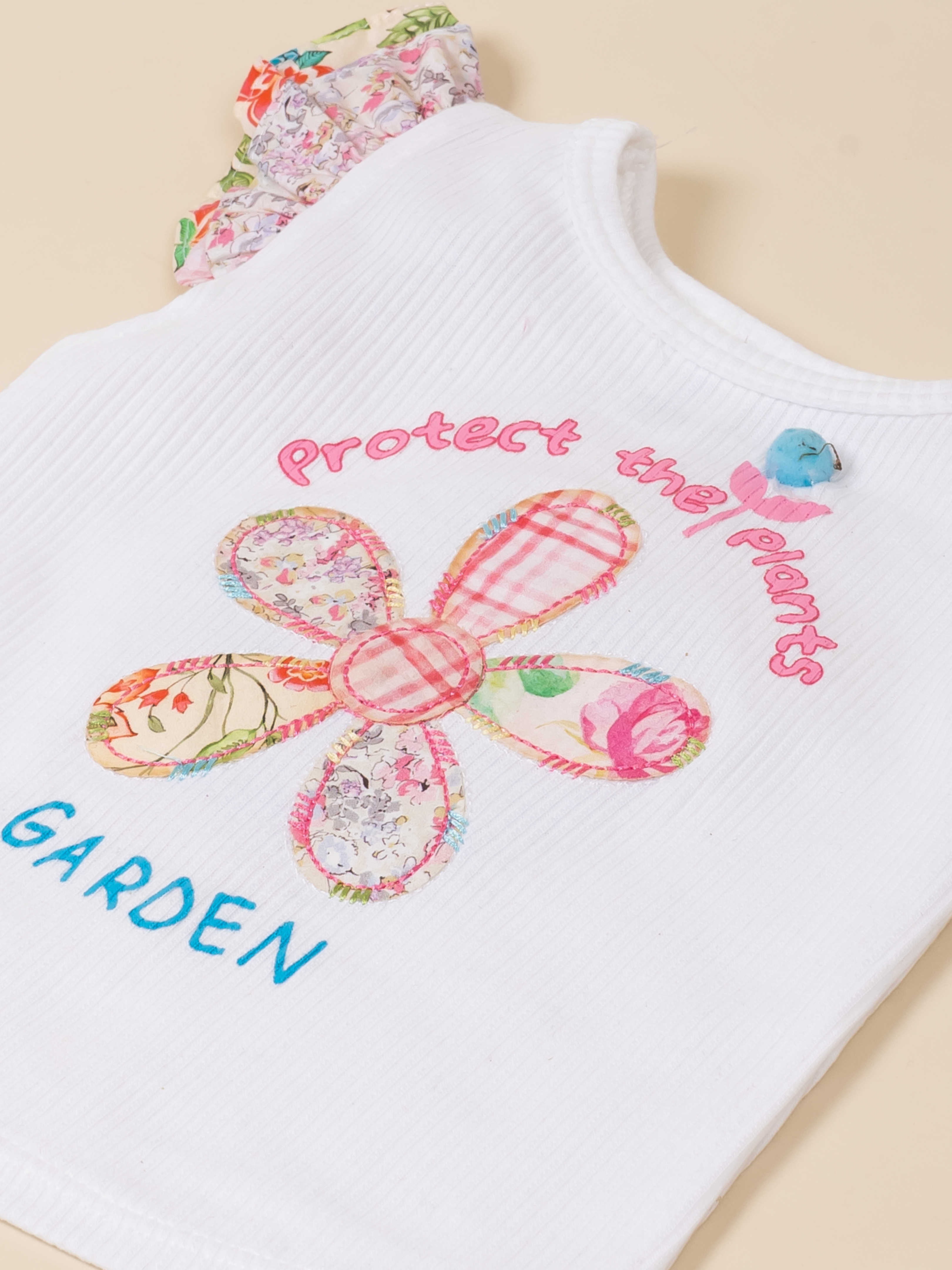 Toddler Printed Top & Shorts Casual Outfit