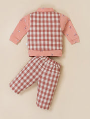 Baby Boys 3-Piece Checked Party Suit