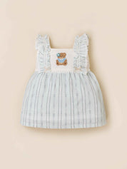 Baby Girls' Embroidered Frock & Panty Set