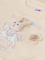 Baby Girl Cotton Top & Shorts Set