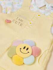 Baby Girl Dungaree Set