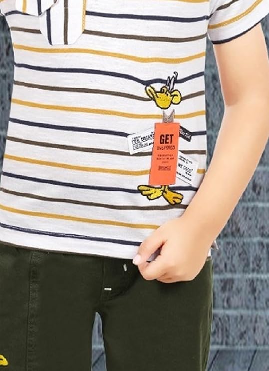 CHOO CHOO Boys Cotton Printed T-shirt and shorts