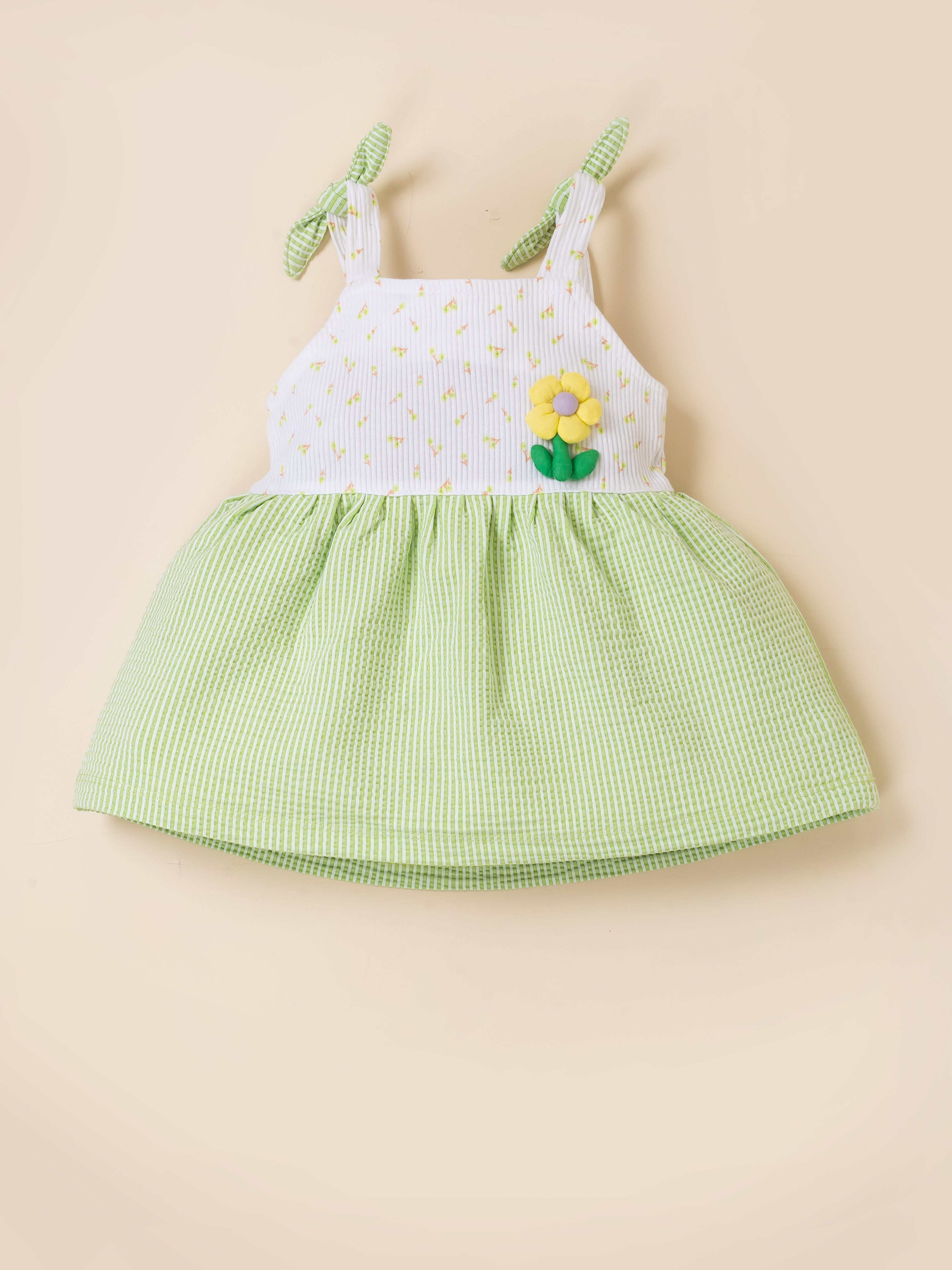 Baby Girl Sleeveless Cotton Frock Dress
