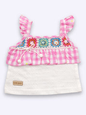 Pure Cotton Top with Printed Shorts