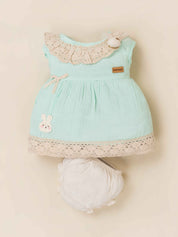 Baby Girls 'Muslin Frock with Matching Panty