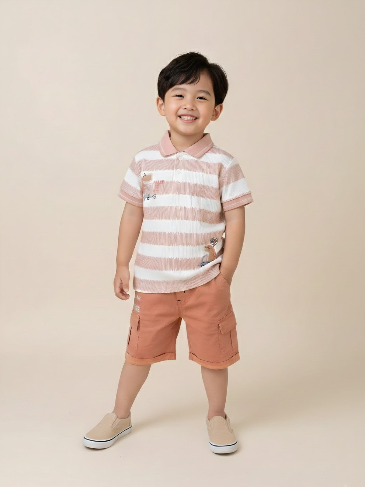 Trendy Baby Boy Summer Clothing Set