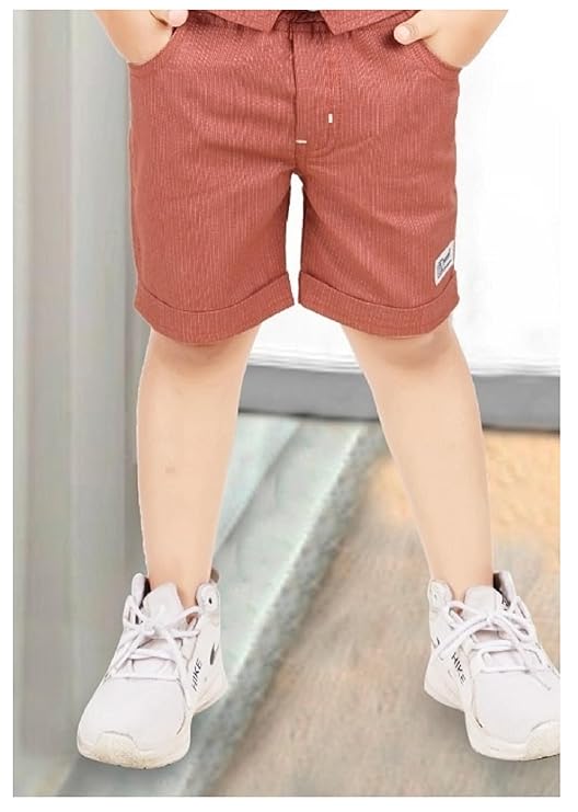 CHOO CHOO Jacket & Shorts Pant with Shirt+Tie for Boys