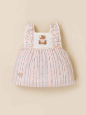 Baby Girls' Embroidered Frock & Panty Set