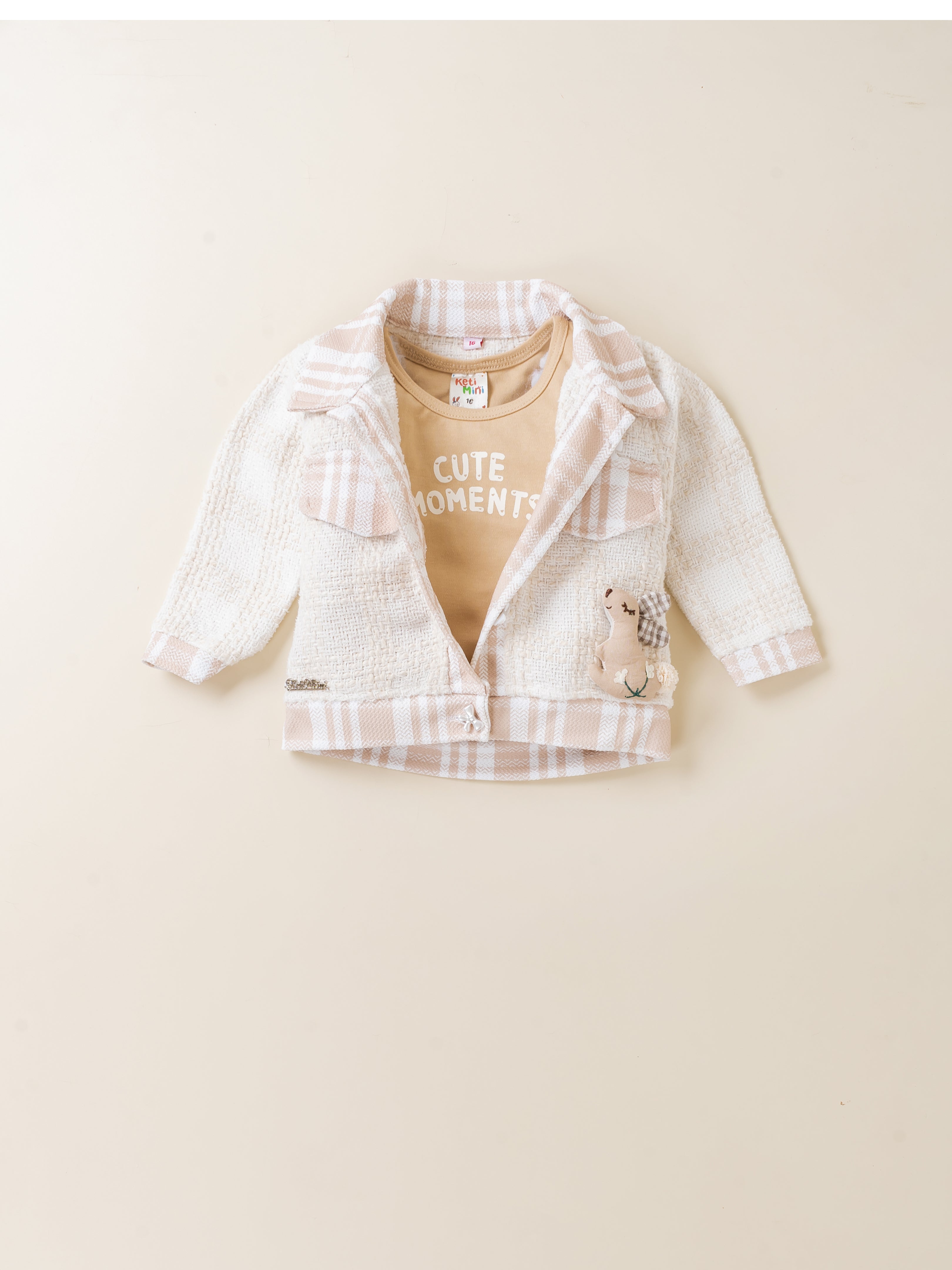 Jacket & Pant Set with Inner Top