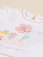 Baby Girls Cotton Top & Shorts Set