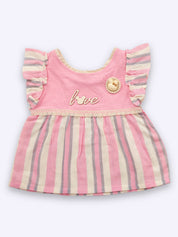 KIKO Baby Girls Printed Top with Shorts