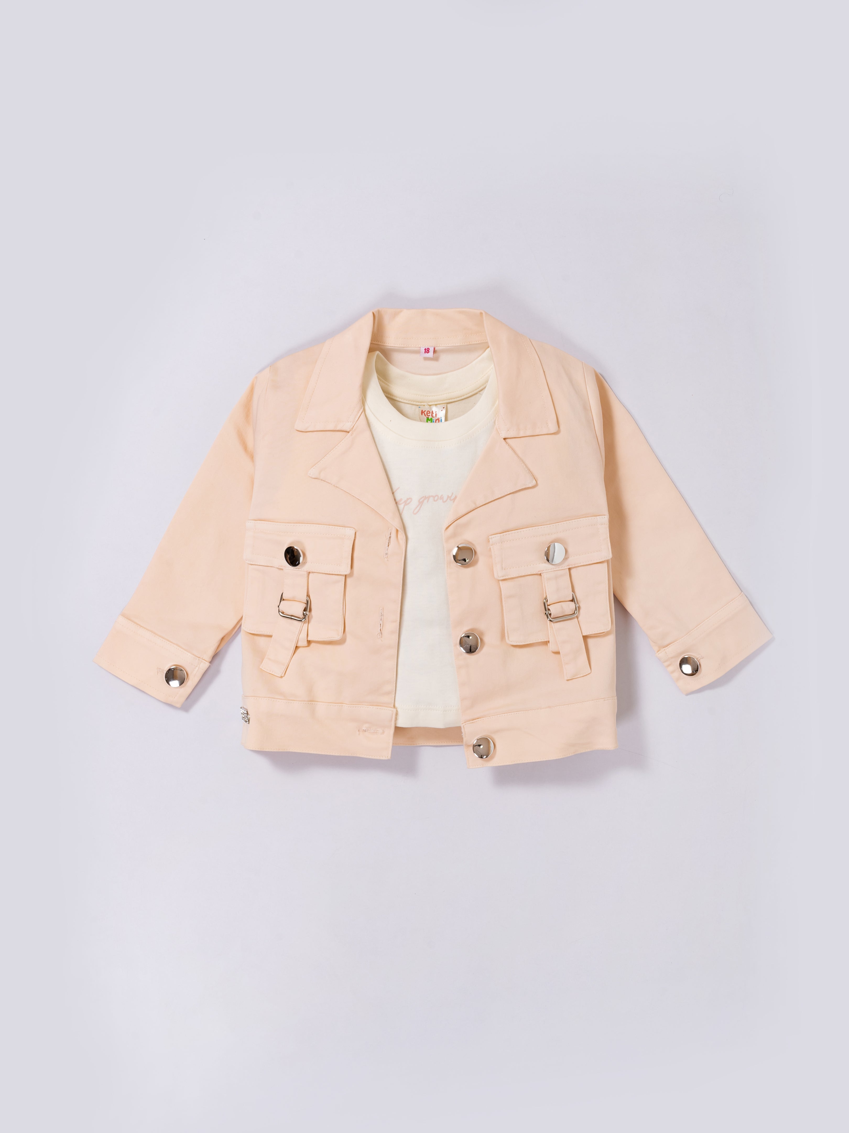 Cargo Jacket & Pant Set for Kids