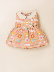 Baby Girl Floral Peter Pan Collar Dress