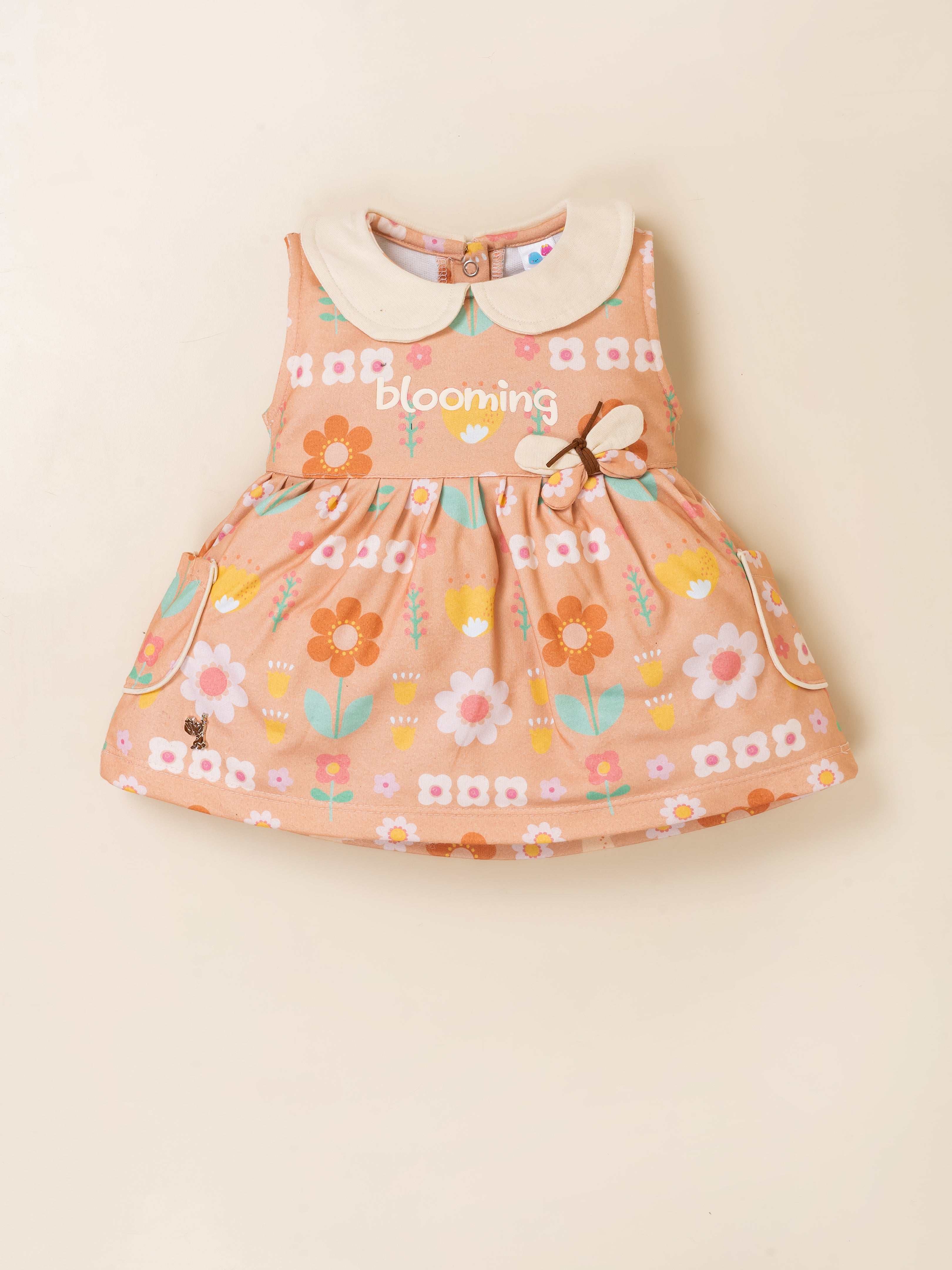 Baby Girl Floral Peter Pan Collar Dress
