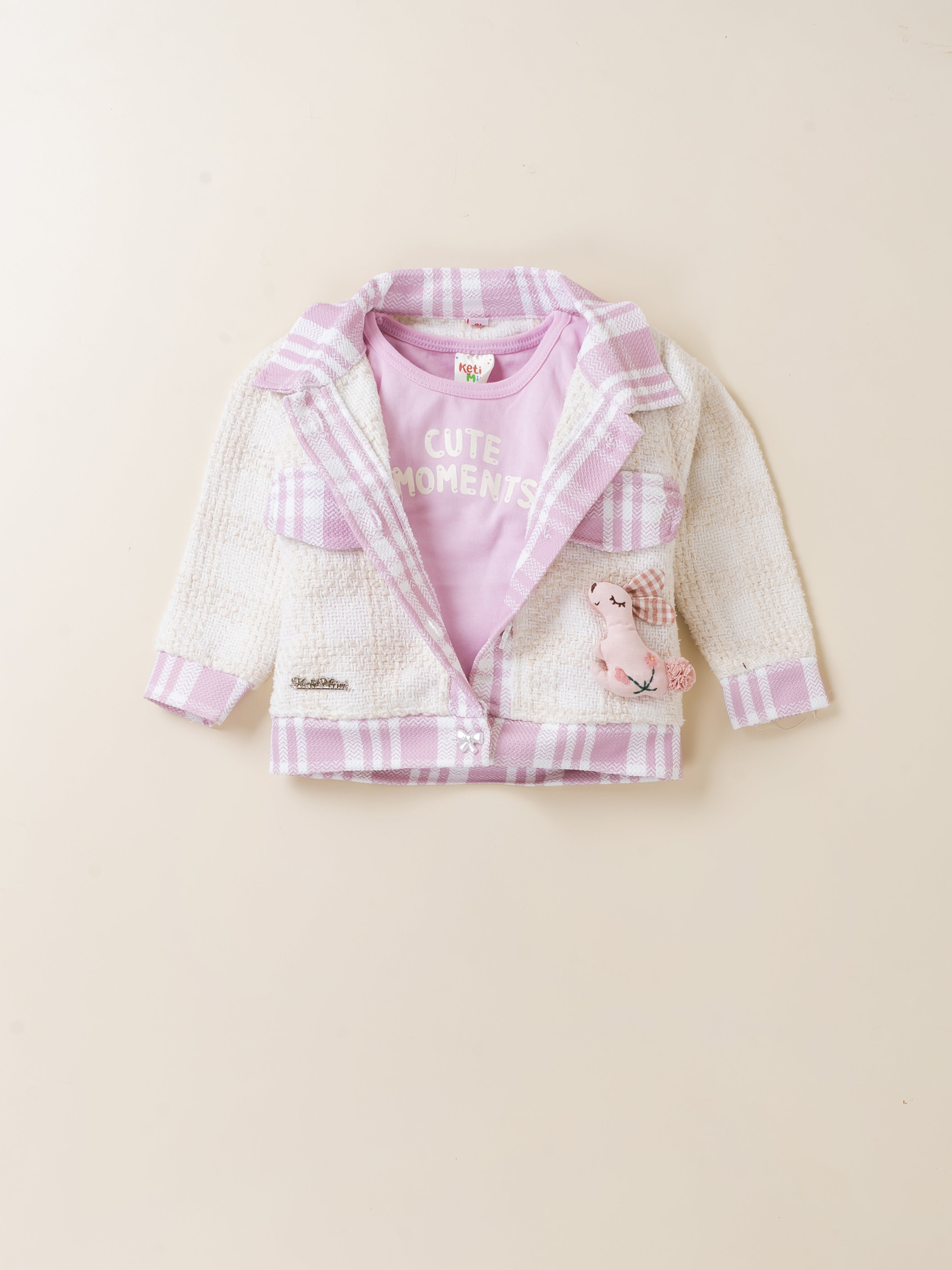 Jacket & Pant Set with Inner Top